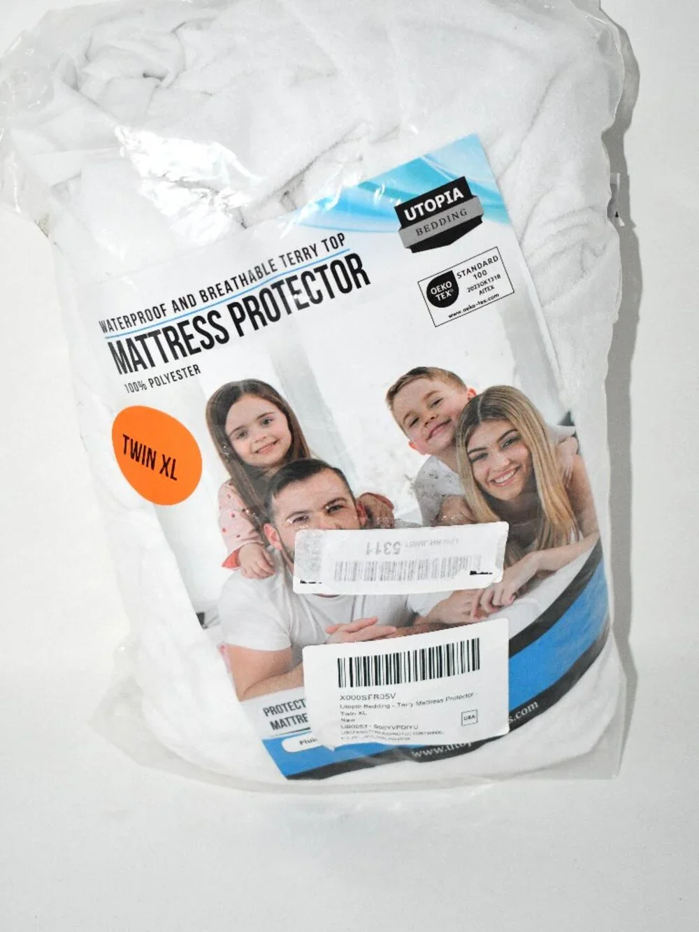 Utopia Bedding Waterproof Mattress Protector, Twin XL, 15